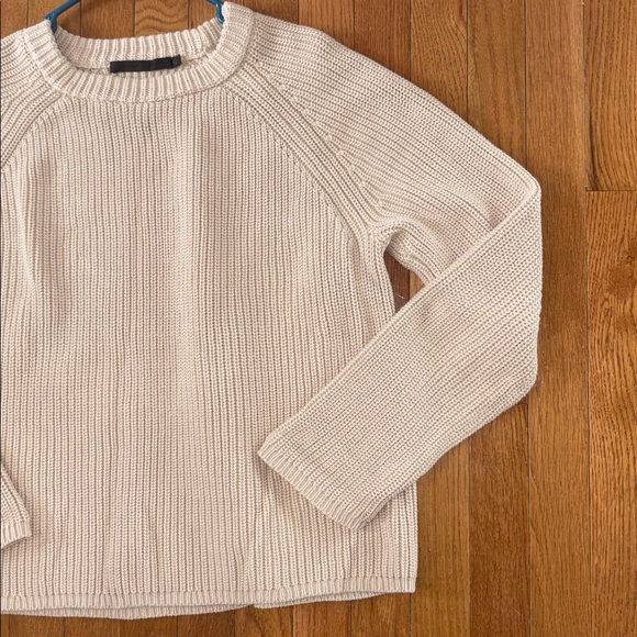 Jenni Kayne Tan Cotton Sweater Size Large - Picture 4 of 9